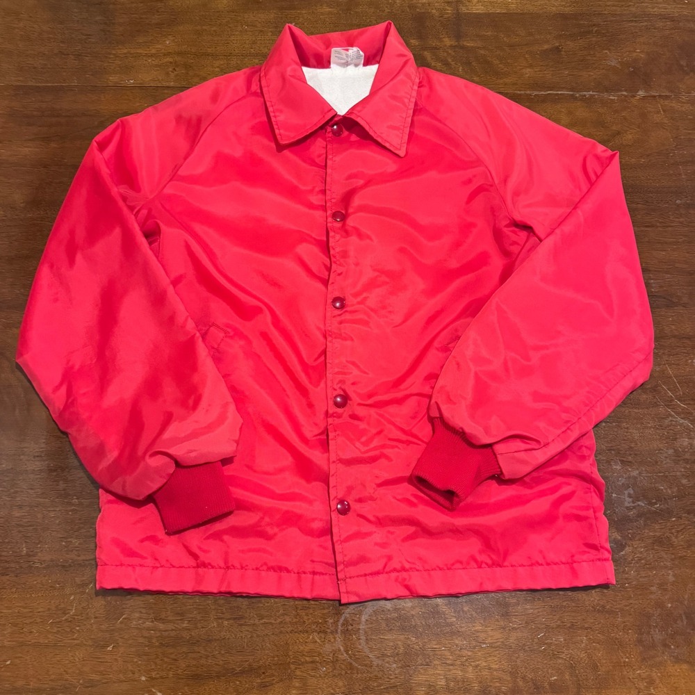Northwind USA Vintage Red Jacket Western Native Look Bull Skull Embroidery Small - Picture 2 of 7